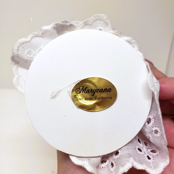 Angel Marycana San Jose Handmade Figurine Flower White Lace For a Special Mother - Picture 8 of 8